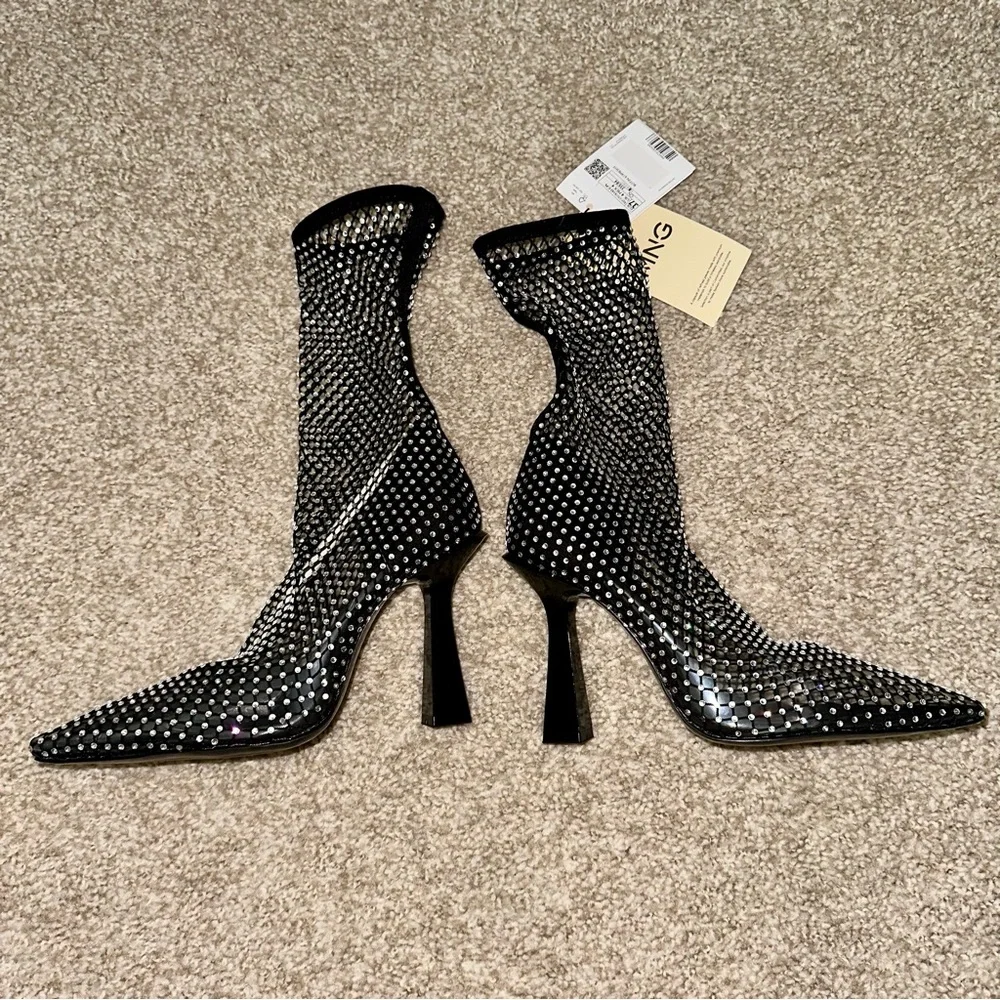 MANGO Rhinestone Heels - Picture 9 of 15
